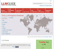 Tablet Screenshot of llm-guide.com